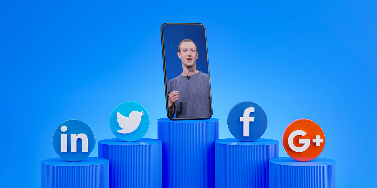 Mark Zuckerberg’s empire leads the social media market