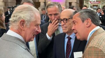 Encuentros en la COP26: príncipe Carlos se reúne con delegación dominicana