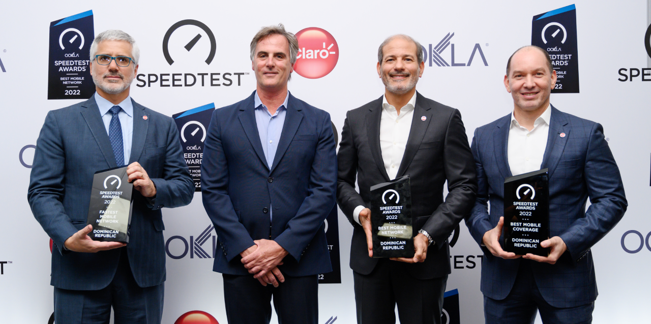 Speedtest reafirma que la red móvil de Claro es la mejor de RD