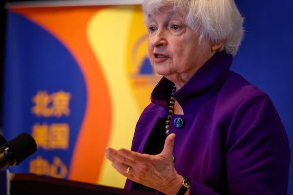 janet yellen del tesoro de estados unidos