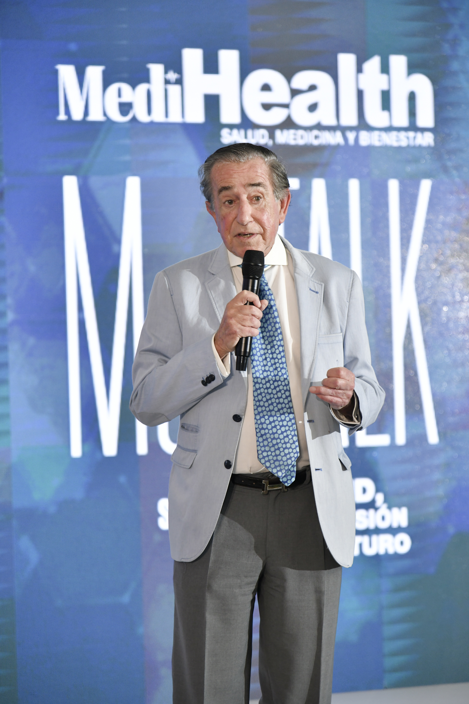 El Dr. Enrique Rojas, este lunes en Meditalk Summit 2024, celebrada en Santiago