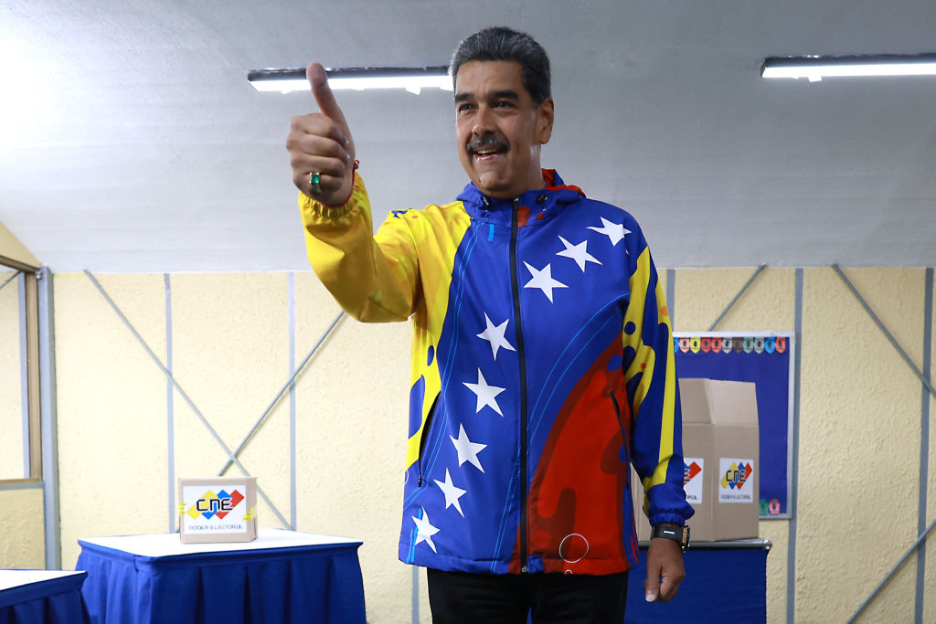 Nicolás Maduro vota en elecciones venezuela 2024