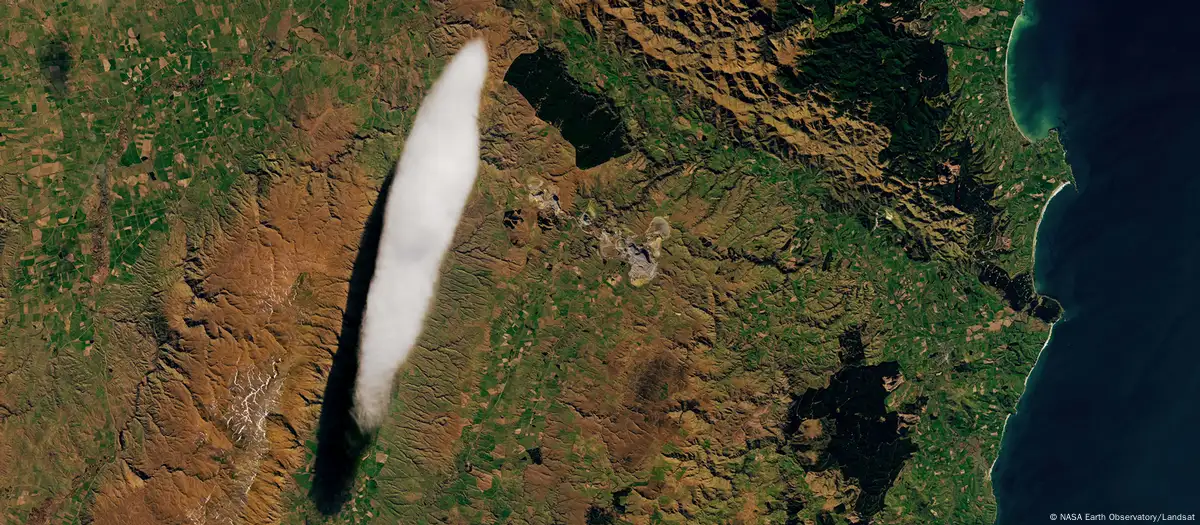 Nube Nueva Zelanda NASA