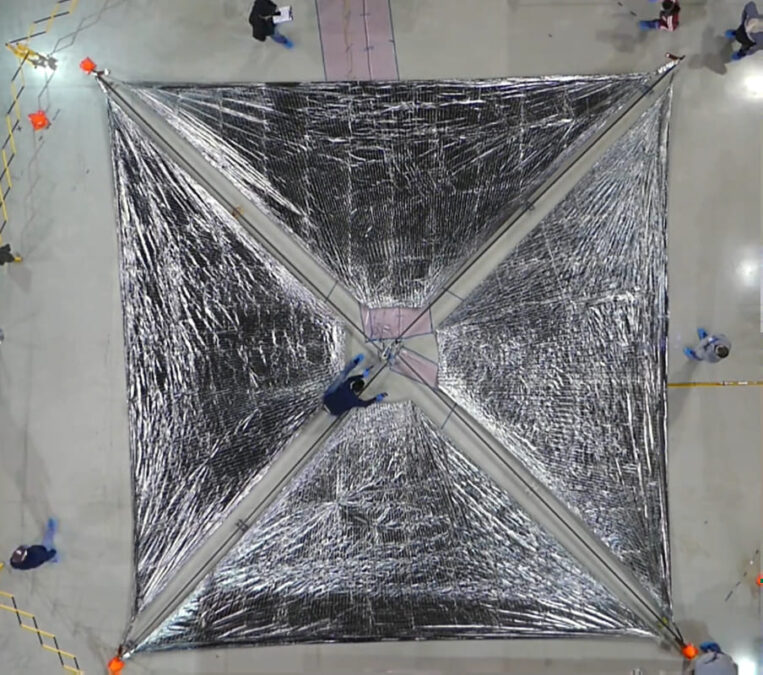 Velas solares Nasa Energía solar
