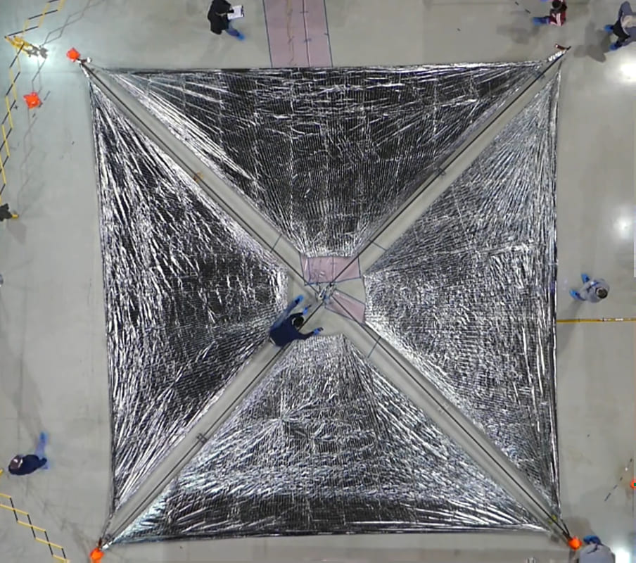 Velas solares Nasa Energía solar