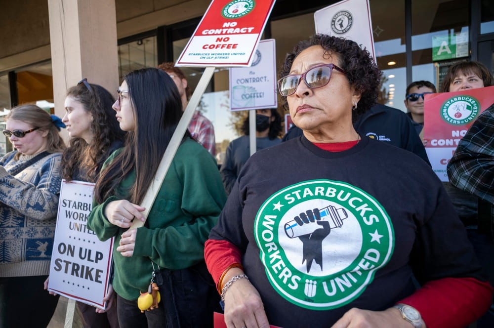 Starbucks huelga trabajadores