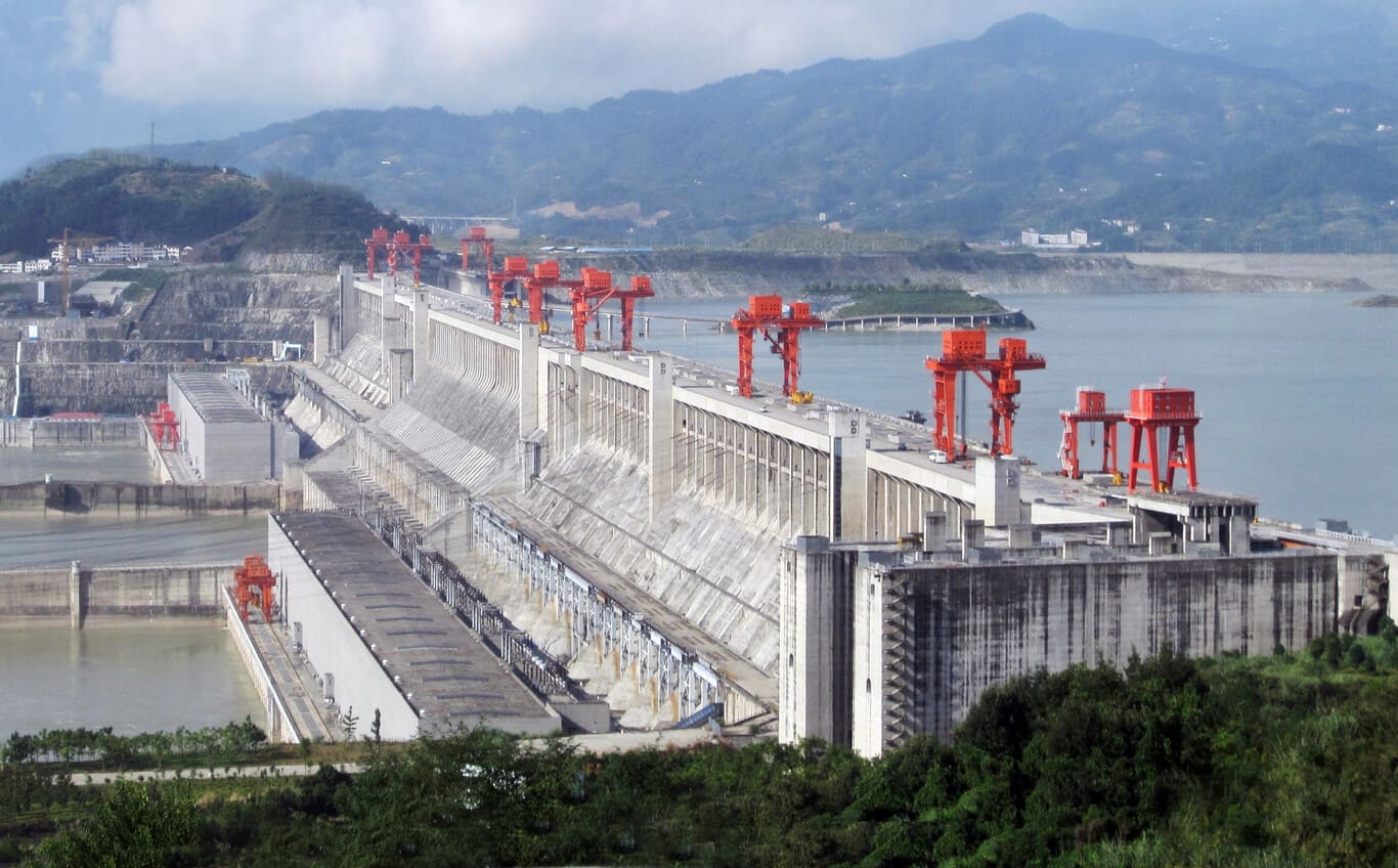 Tíbet China Represa Hidroelectrica