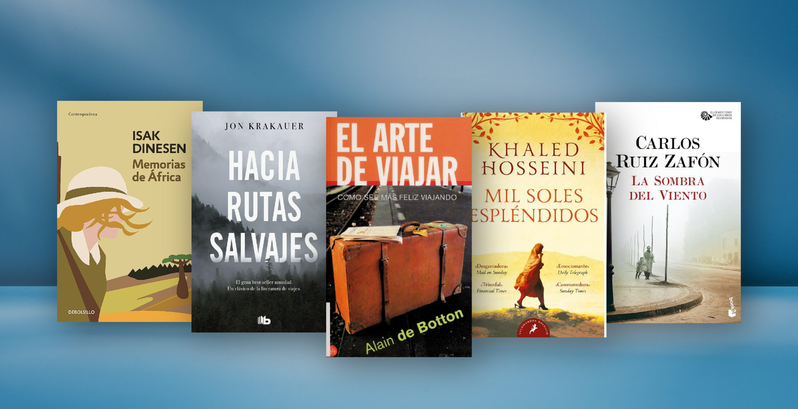 Los 5 mejores libros para viajar sin salir de casa - Revista Mercado