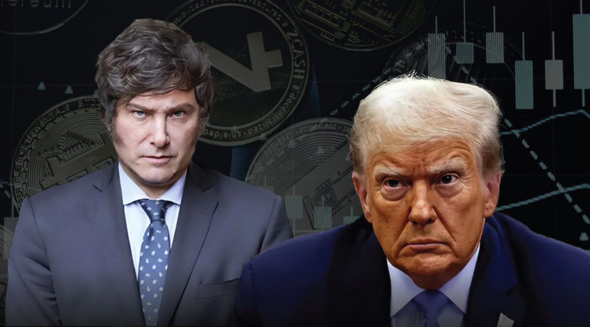 Donald Trump Javier Milei Criptomonedas