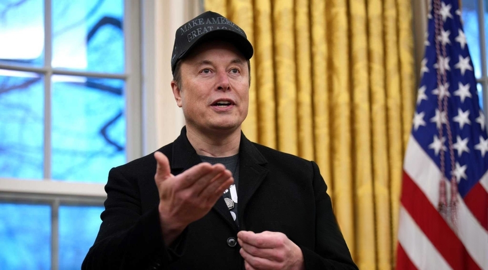 Elon,Musk,Delivers,Remarks,As,He,Join,U.s.,President,Donald