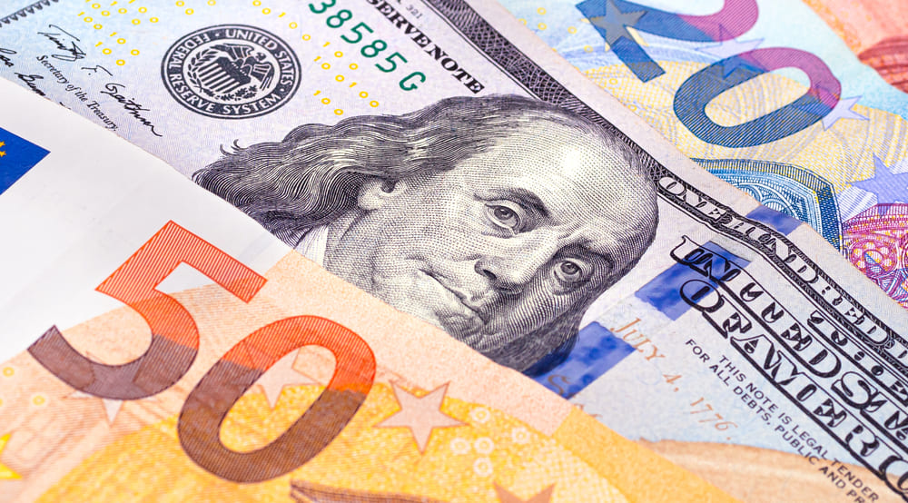 Euro dólar cotización cambio de divisas precio