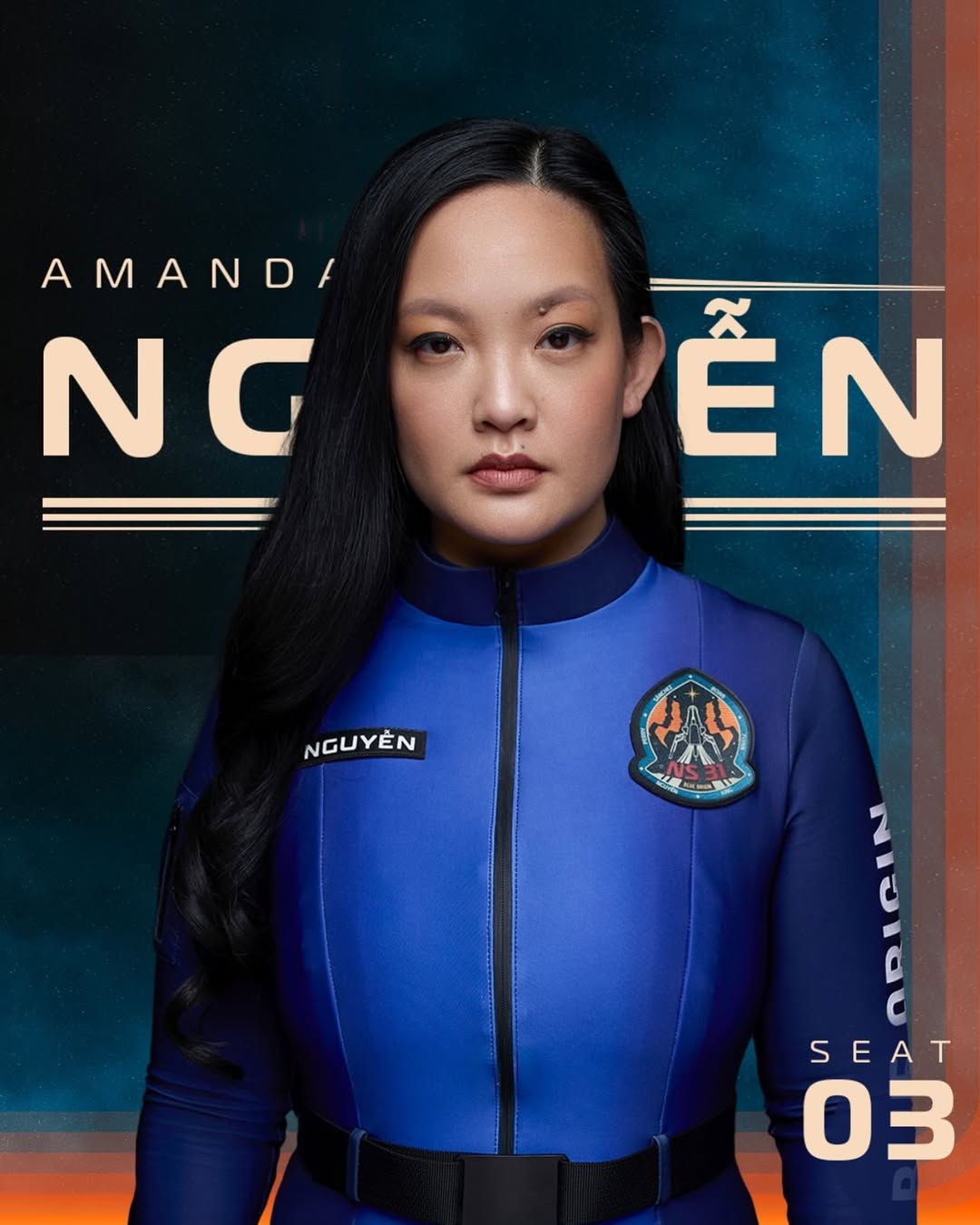 cada integrante del dream team femenino de Blue Origin Nguyen