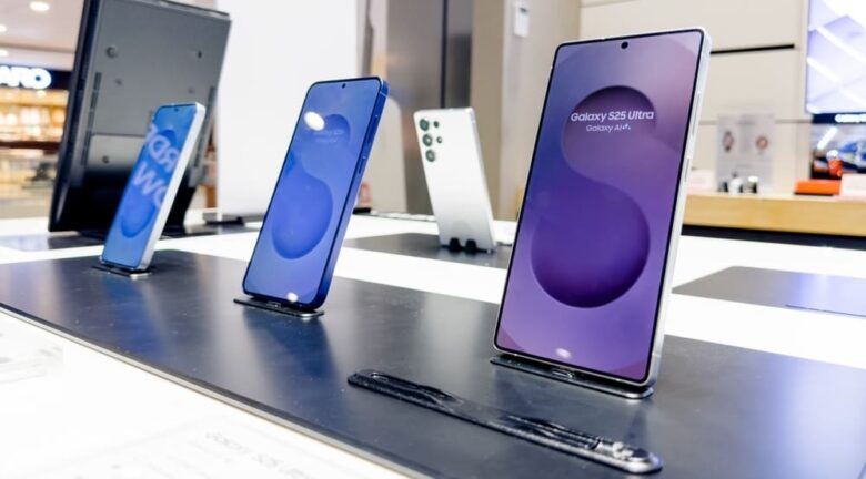Samsung Electronics celulares smartphones.