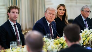 Con ausencia de Musk, Trump reúne a líderes tecnológicos