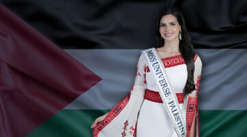 Nadeen Ayoub, la primera voz de Palestina en el Miss Universo
