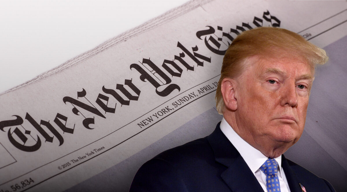 Trump demanda al The New York Times.