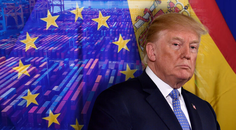 Trump pide a la UE aranceles del 100% a China e India.