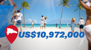 Turismo en República Dominicana genera US$10,972 millones