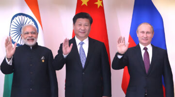 Rusia, China e India fortalecen alianza para desafiar el poderío de Occidente