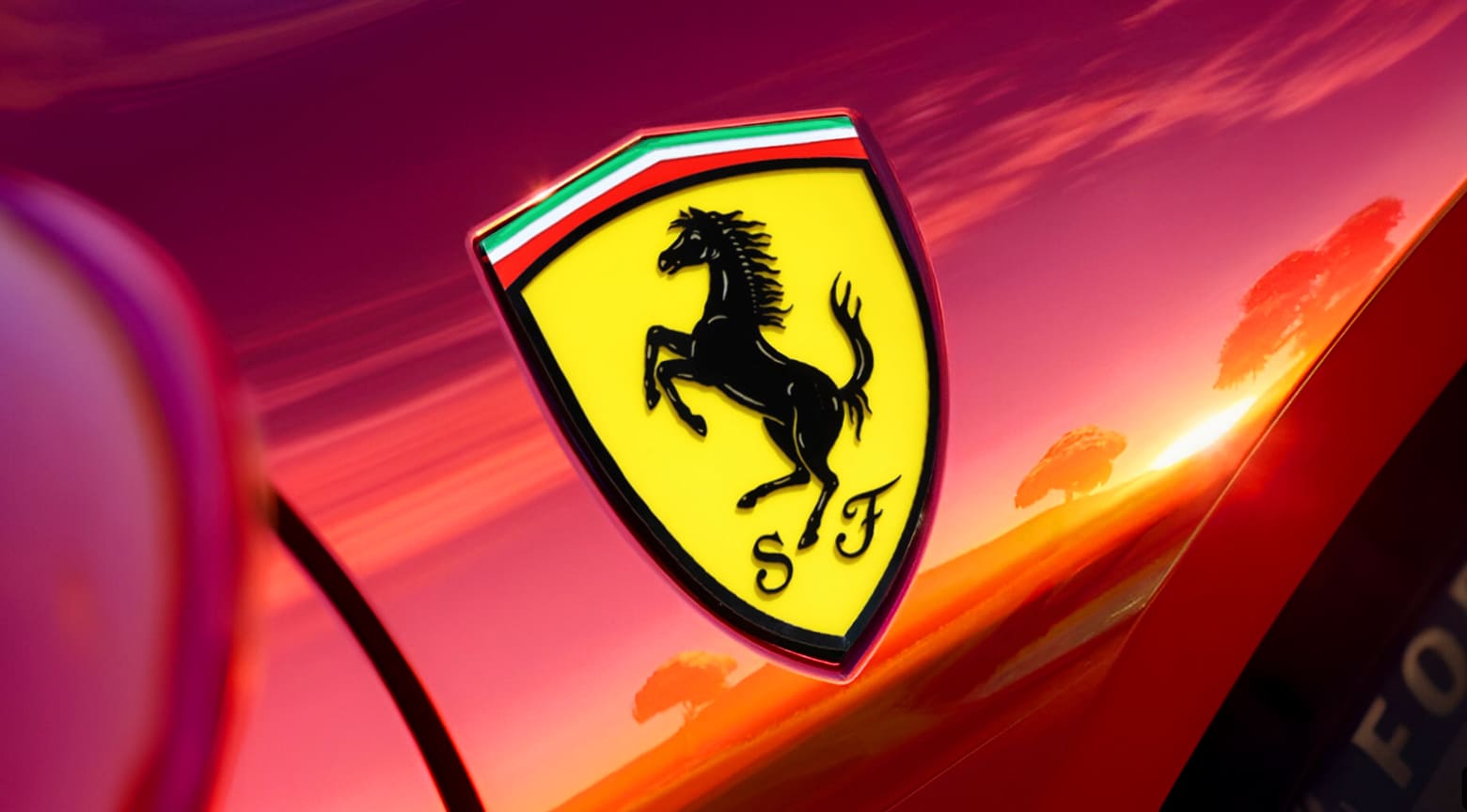 Ferrari presenta su primer carro eléctrico.