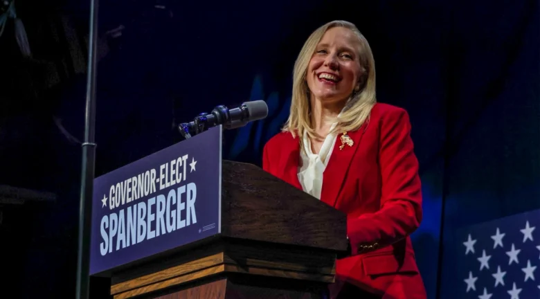 Abigail Spanberger hace historia como primera gobernadora de Virginia