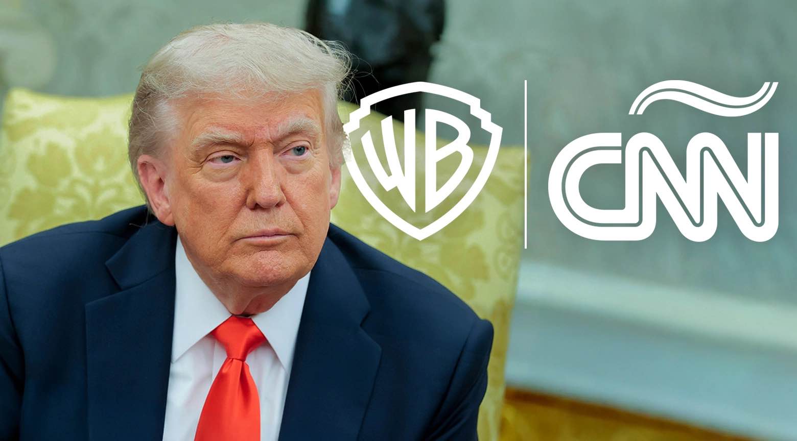 Trump presiona a Warner para que venda CNN en la fusión