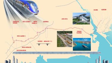 La mega obra del proyecto de Panamá: Ruta del proyecto Ferroviario