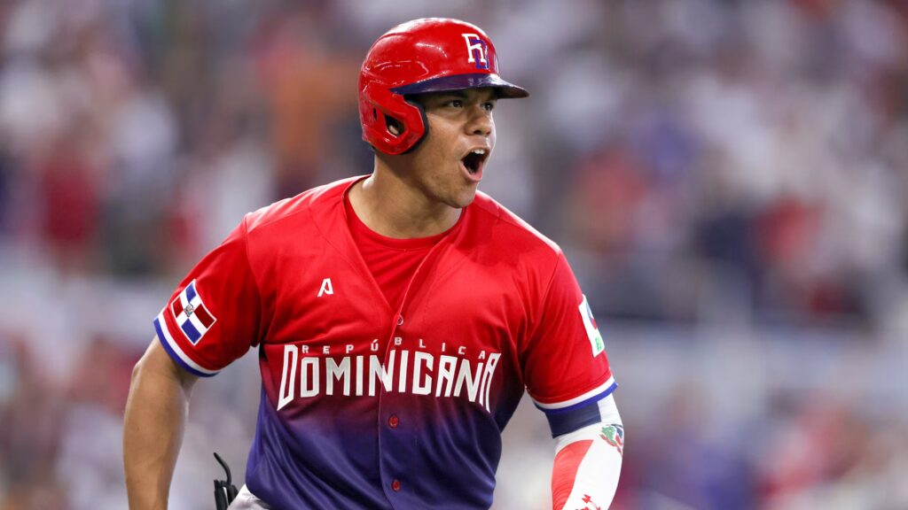 Juan Soto, una de las estrellas del combinado dominicano en el Clásico Mundial de Béisbol.