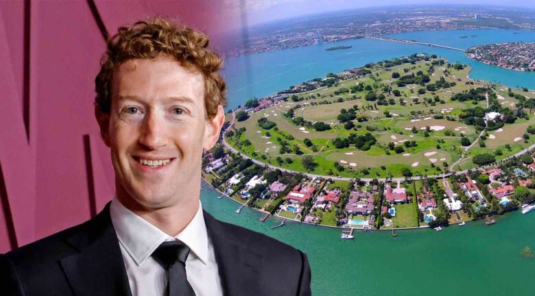 Récord en Miami: Zuckerberg invierte US$170 millones en Indian Creek, el paraíso de los multimillonarios