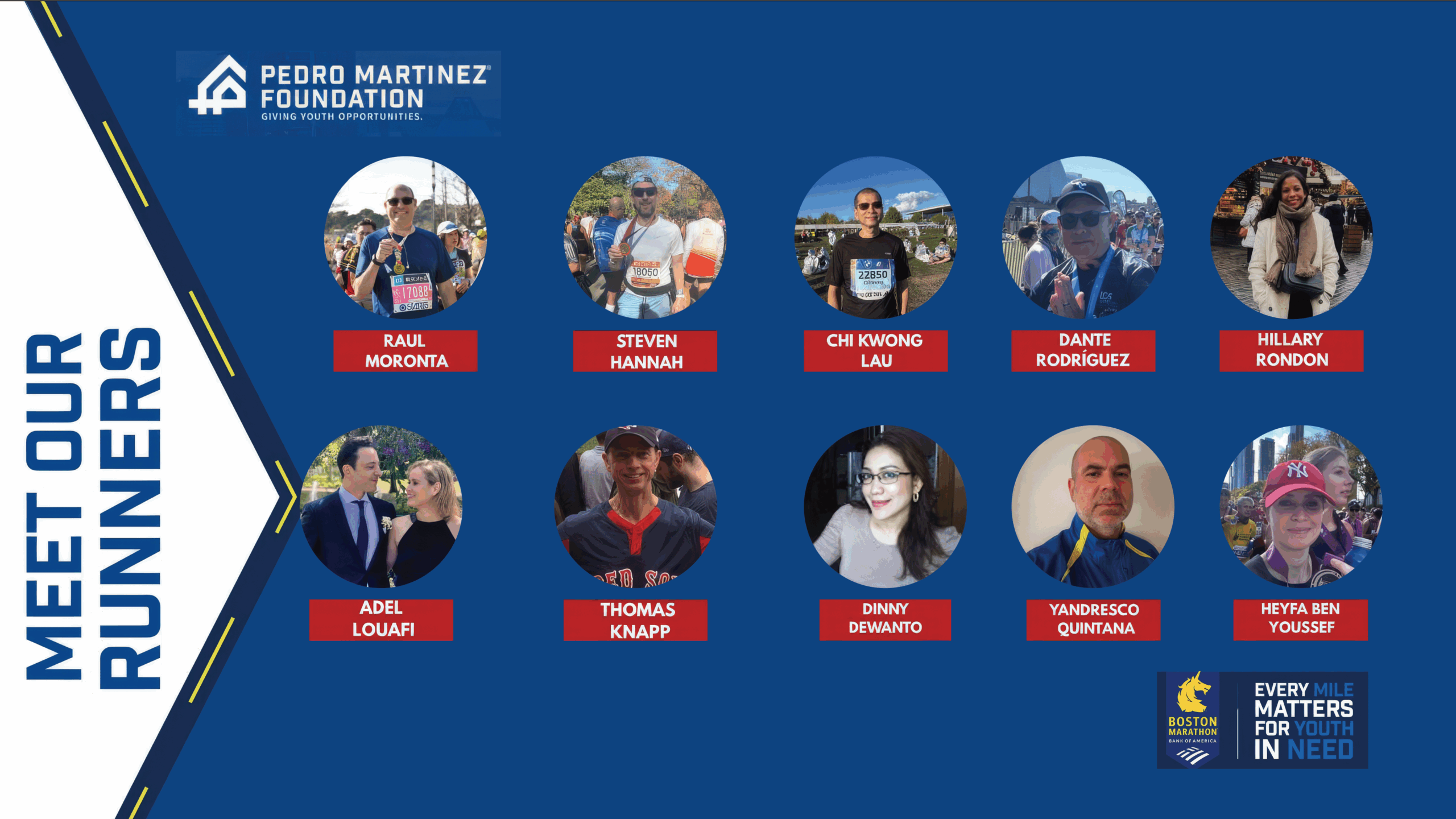 Pedro Martínez junto a varios infantes vinculados a su Fundación.