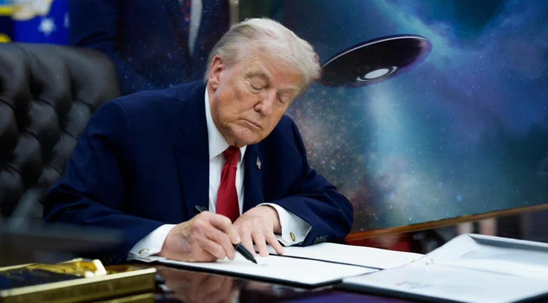 Trump revela documentos sobre OVNIs y vida extraterrestre tras proceso de desclasificación