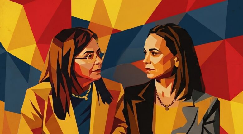 Venezuela se juega el poder entre dos mujeres: Delcy Rodríguez y María Corina Machado frente a frente