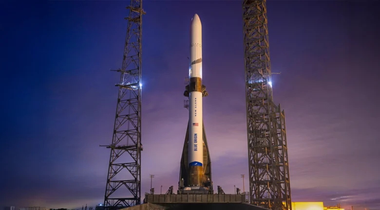 Explosión en Cabo Cañaveral: El cohete New Glenn de Blue Origin estalla en plena prueba