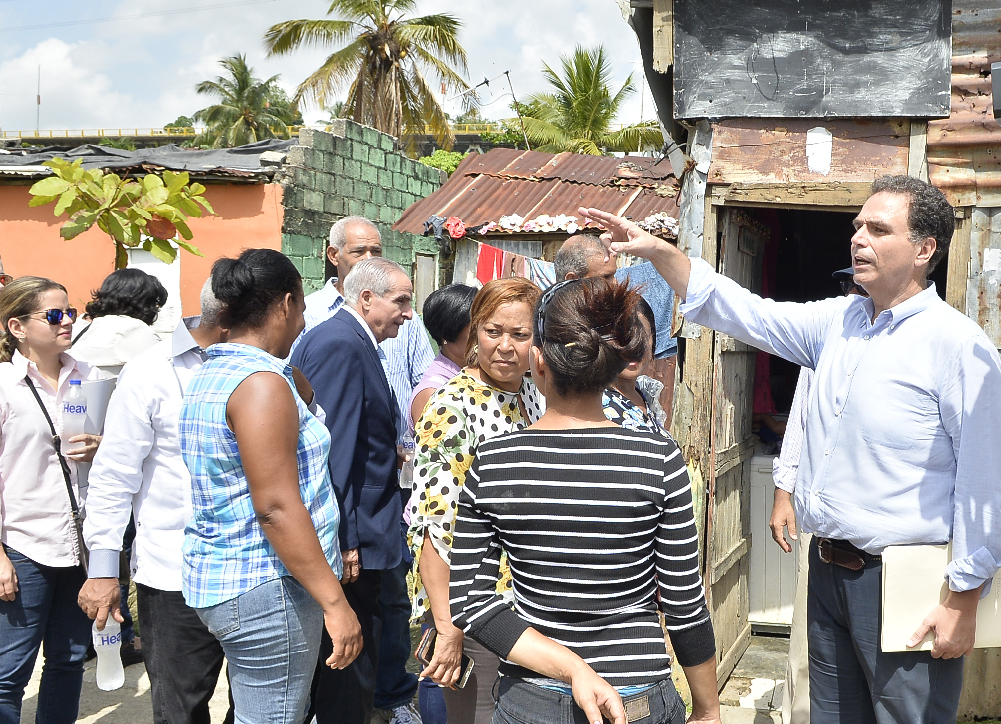 González Cuadra, en el terreno durante su gestión como presidente ejecutivo de URBE