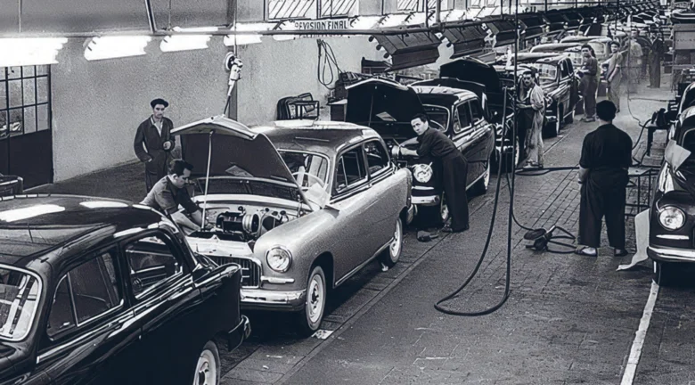 La reinvención de SEAT / En 1953 SEAT comienza a fabricar su primer coche, el 1400