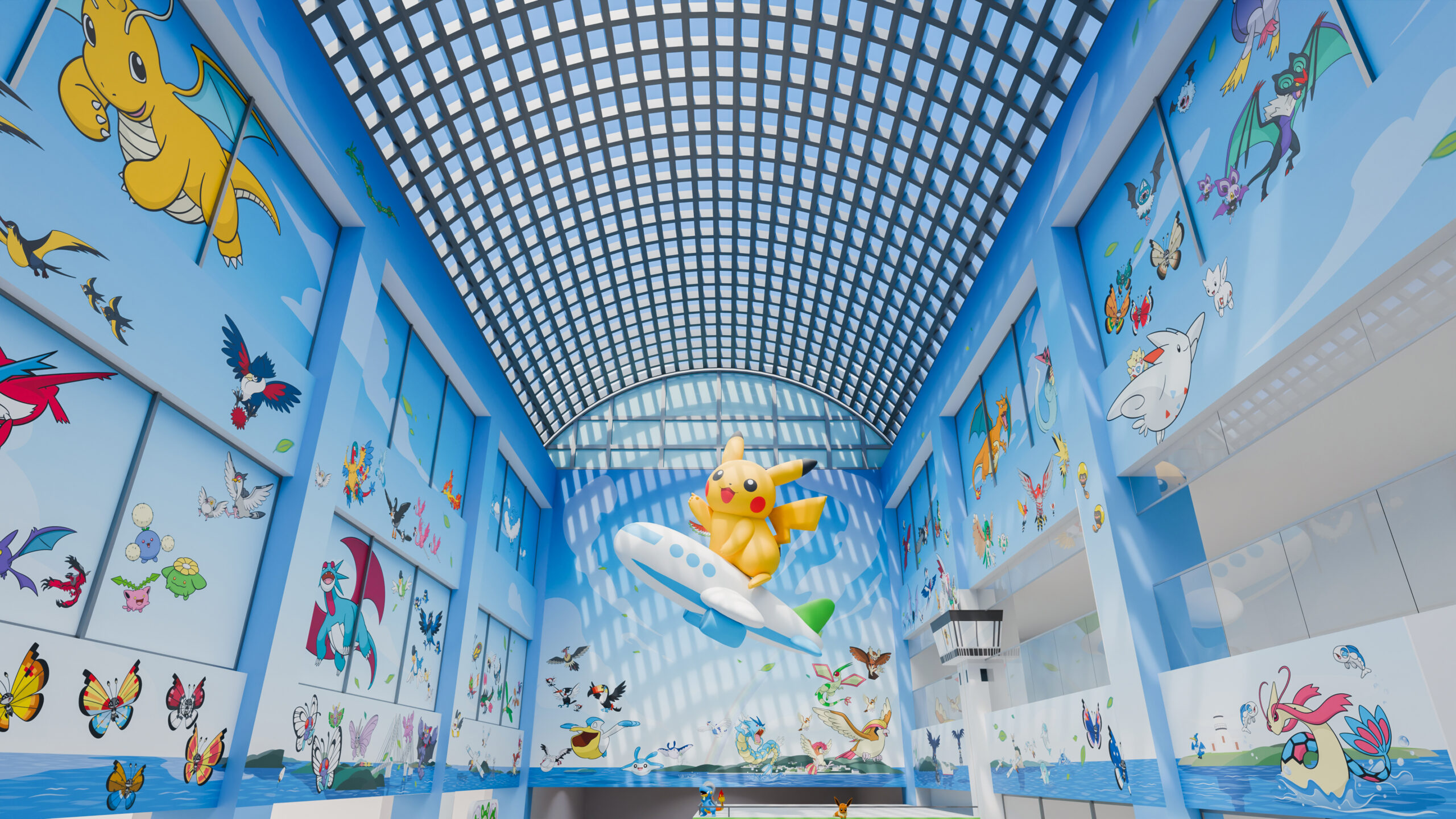 El primer aeropuerto con temática de Pokémon abrirá en julio sus puertas en Japón