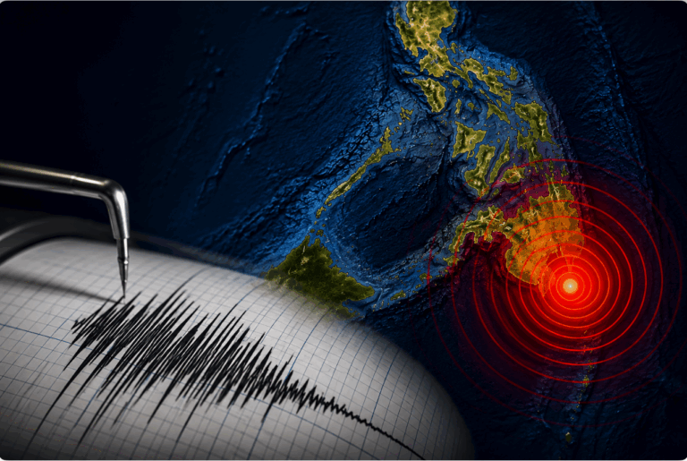 Terremoto 7.8 en Filipinas: colapsan estructuras en General Santos y hay alerta de tsunami para 6 países