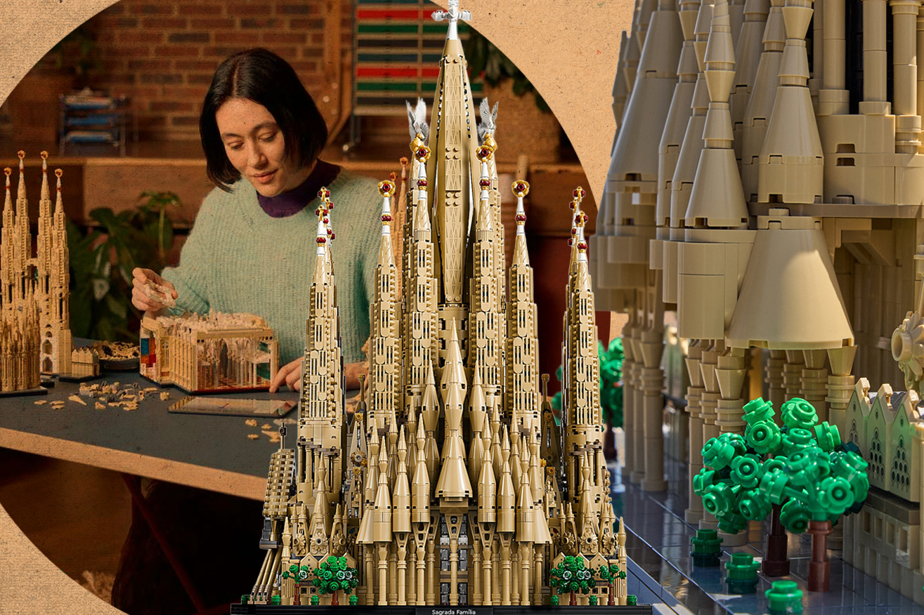 La Sagrada Familia en 12,060 bloques de LEGO