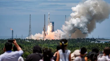 China recupera un cohete reutilizable y acelera la carrera espacial contra SpaceX