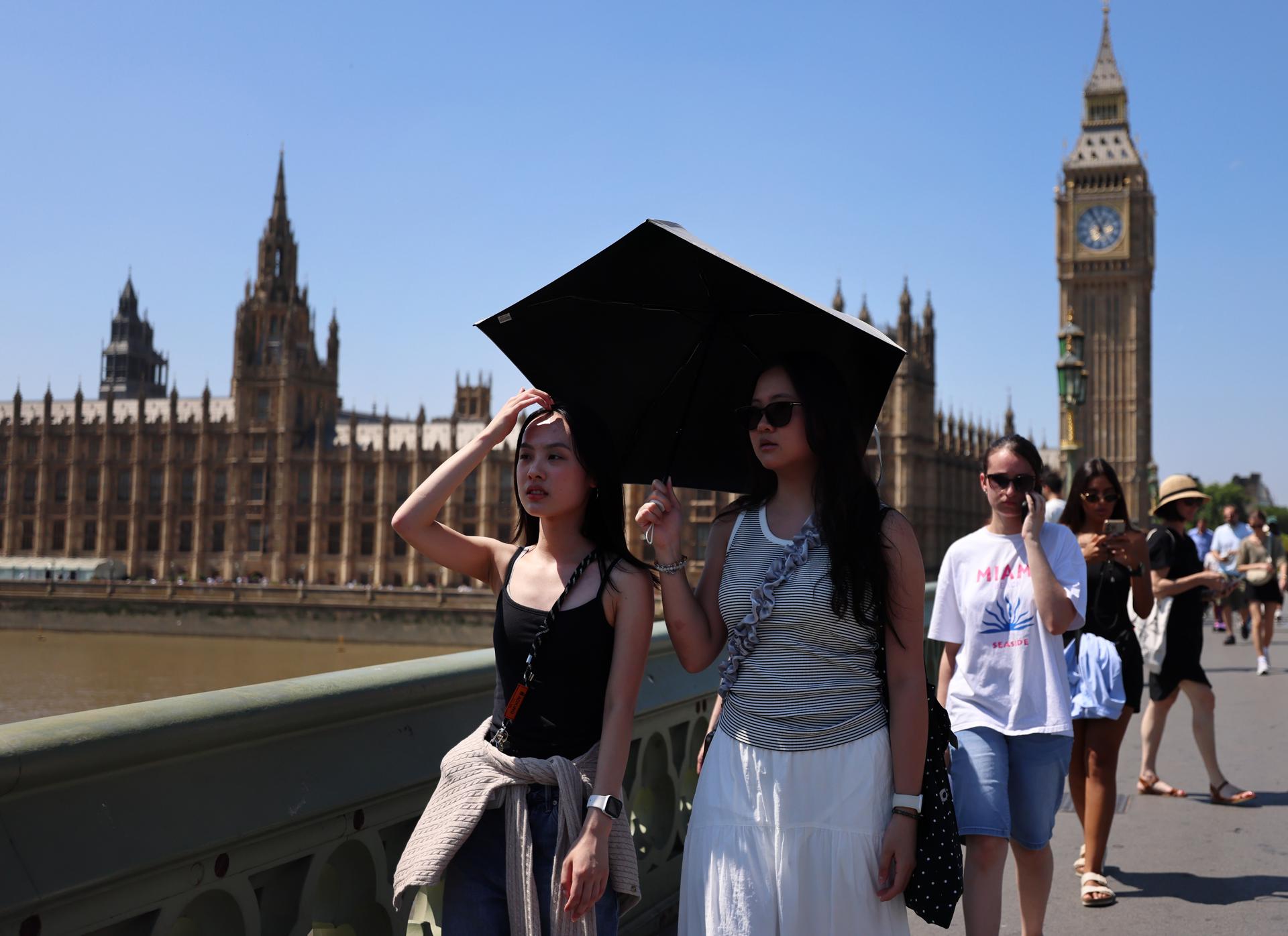 Reino Unido afronta su tercera ola de calor con temperaturas previstas de hasta 36 grados