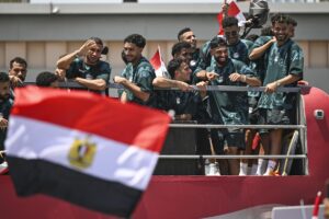 Los Faraones son recibidos como héroes en su regreso a Egipto tras un histórico Mundial