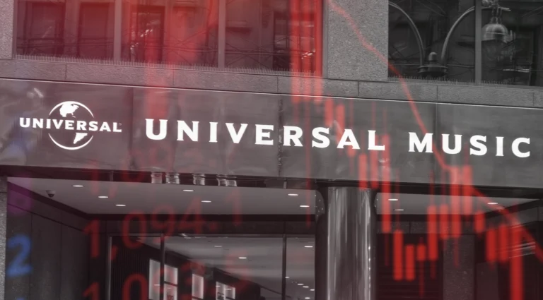 Freno al negocio del streaming: La mayor caída bursátil de Universal Music en más de dos años