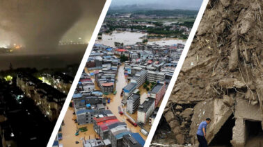 Tornados, un tifón y un deslizamiento dejan al menos 20 muertos y miles de afectados en China