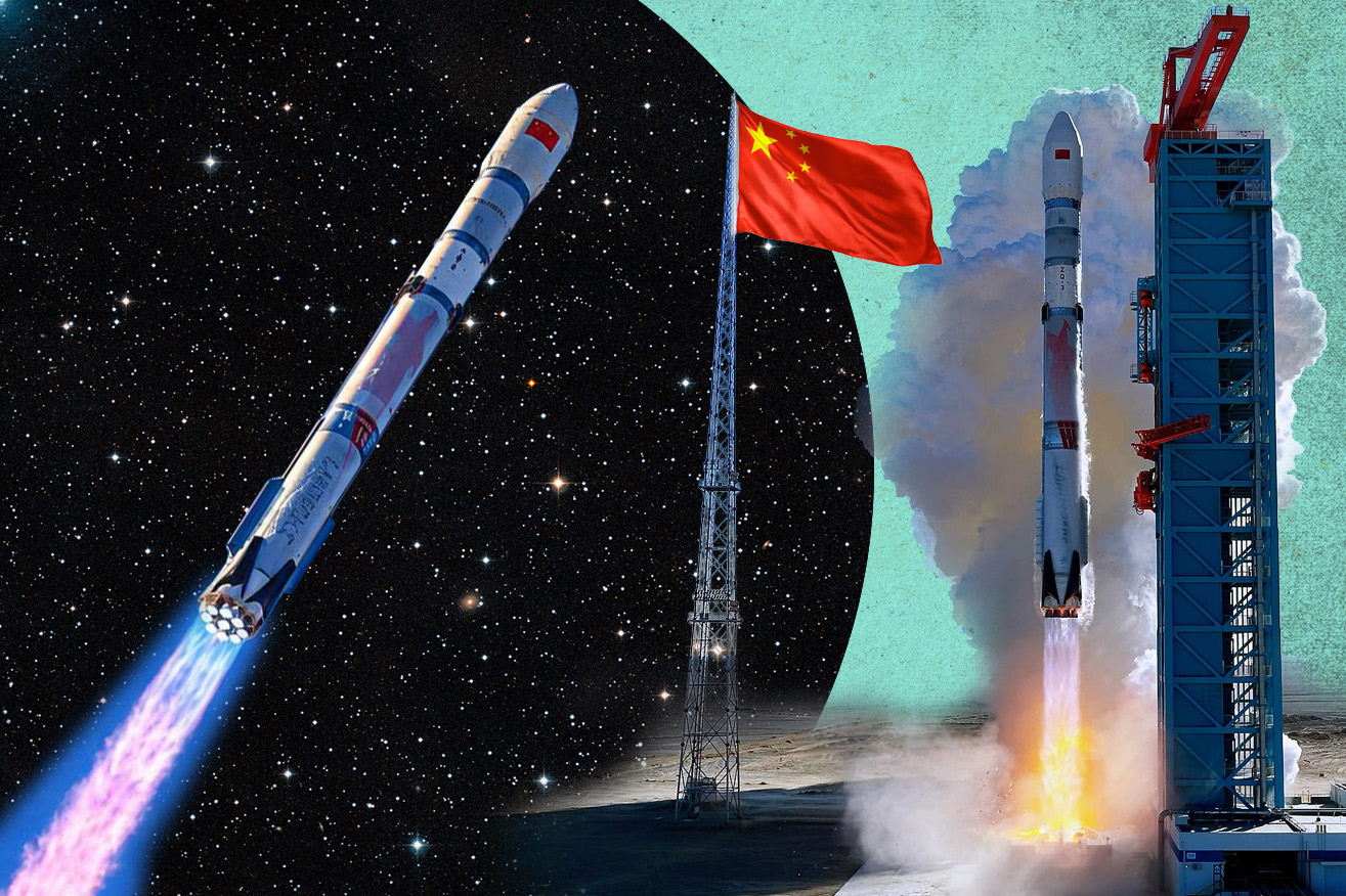 Carrera espacial; China logra su primera recuperación en tierra de la primera etapa de un cohete