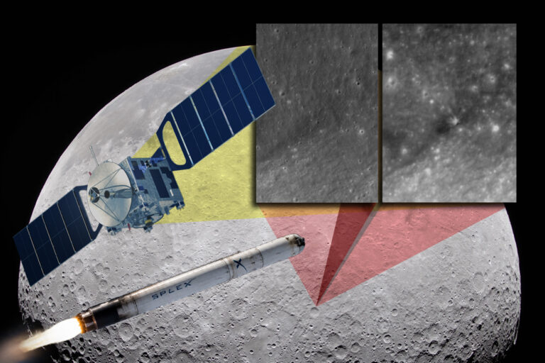 Así quedó la Luna tras el impacto de un cohete de SpaceX: un satélite captó el antes y el después