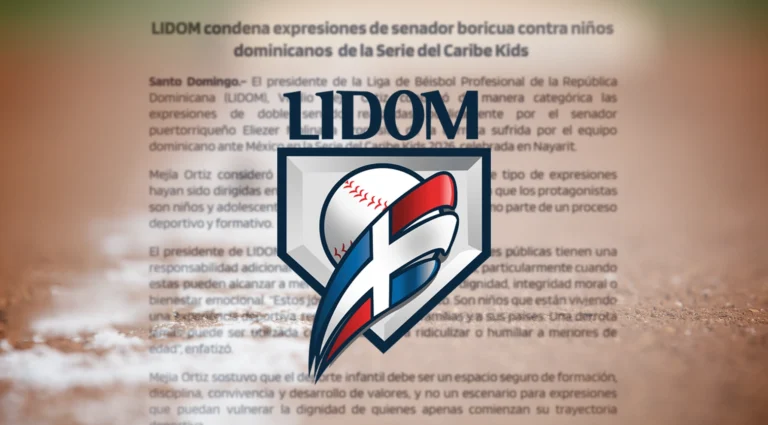 Defensa al deporte infantil: LIDOM repudia burlas de senador boricua a niños de RD 