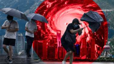 China evacúa a 1,6 millones de personas tras lluvias históricas provocadas por el tifón Dolphin