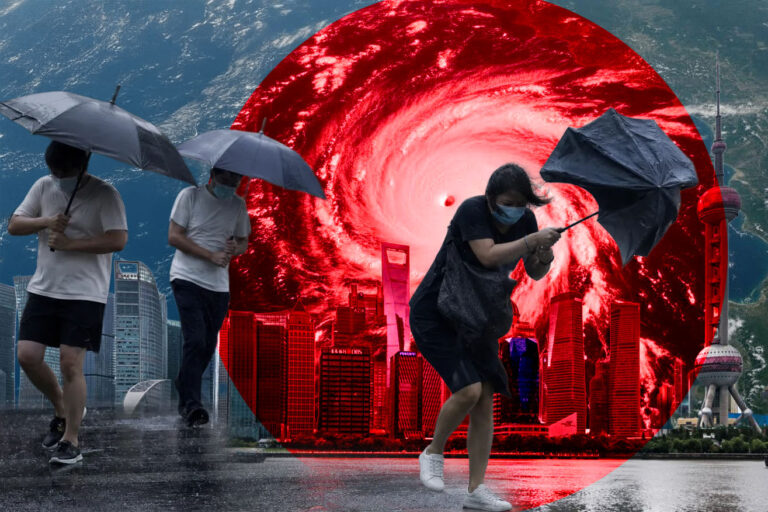 China evacúa a 1,6 millones de personas tras lluvias históricas provocadas por el tifón Dolphin
