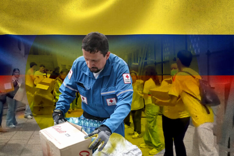 El Campín de Bogotá se convierte en el mayor centro de acopio para los afectados por el terremoto en Colombia