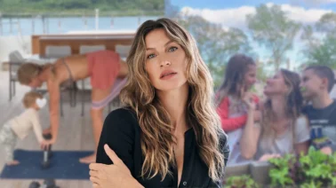 El hábito que Gisele Bündchen transmite a sus hijos y que River ya empieza a imitar